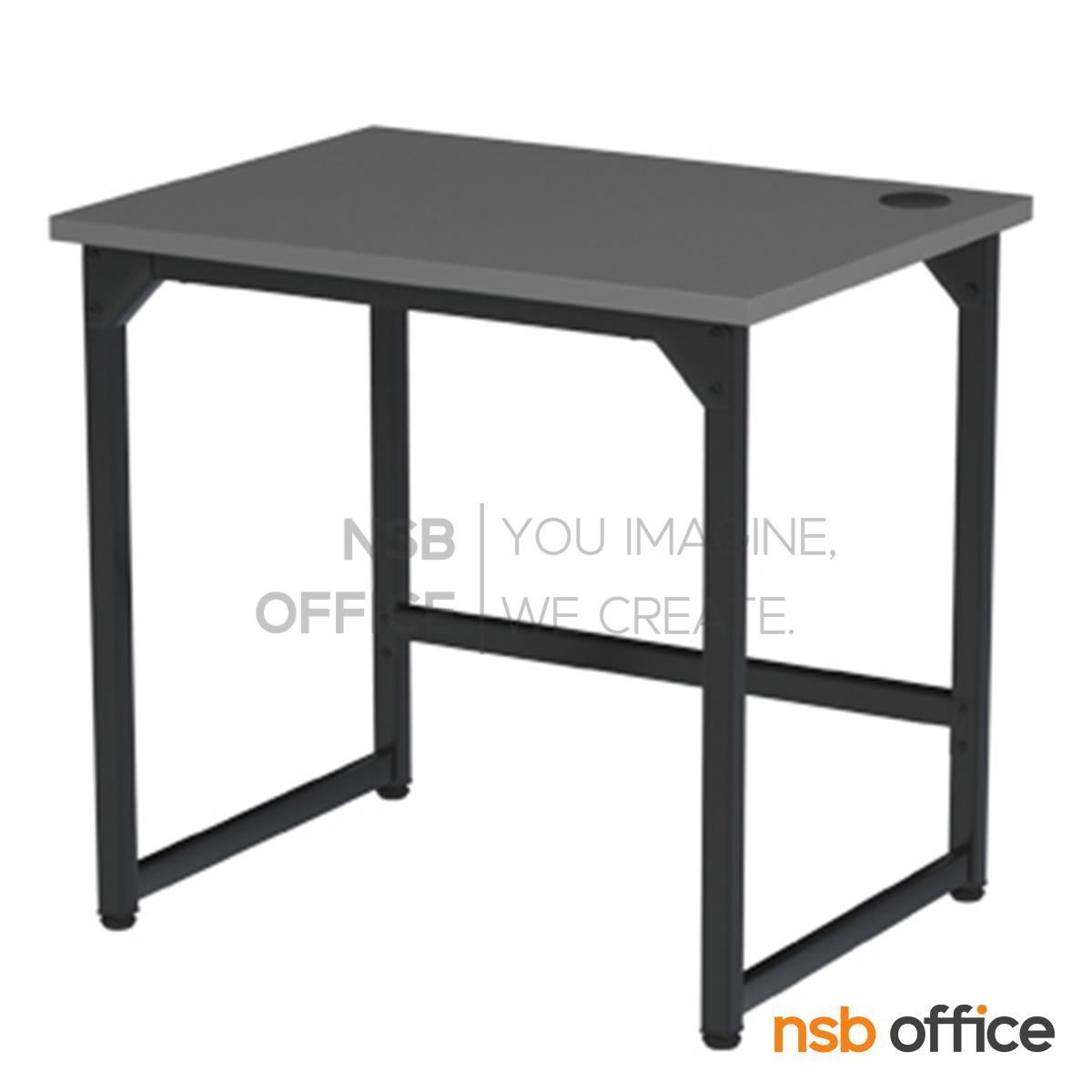 A49A001:โต๊ะทำงานโล่ง  รุ่น Albertus (อัลเบอตัส) ขนาด 80W ,120W , 150W cm.  ขาเหล็ก