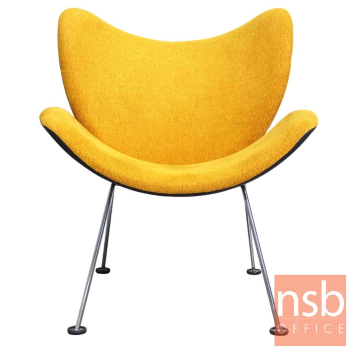 B15A033:โซฟาตัวเดี่ยวหุ้มผ้า  รุ่น GD-OR  ขนาด 70W cm. ขาเหล็ก 