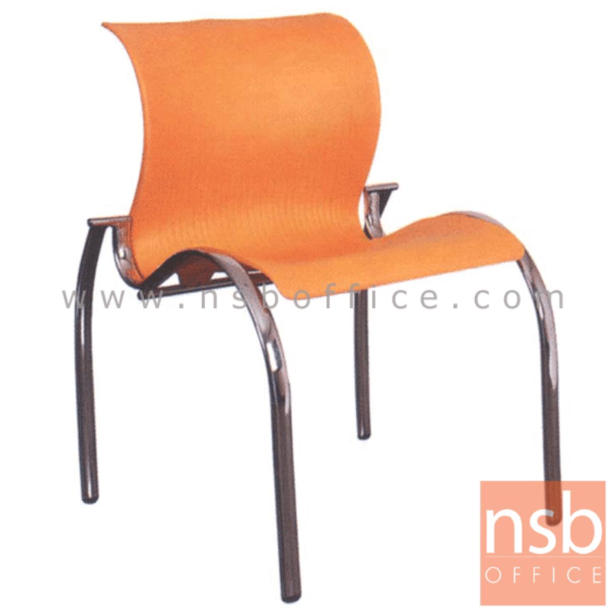 B05A038:เก้าอี้อเนกประสงค์เฟรมโพลี่ รุ่น A4-501 ขาเหล็ก 