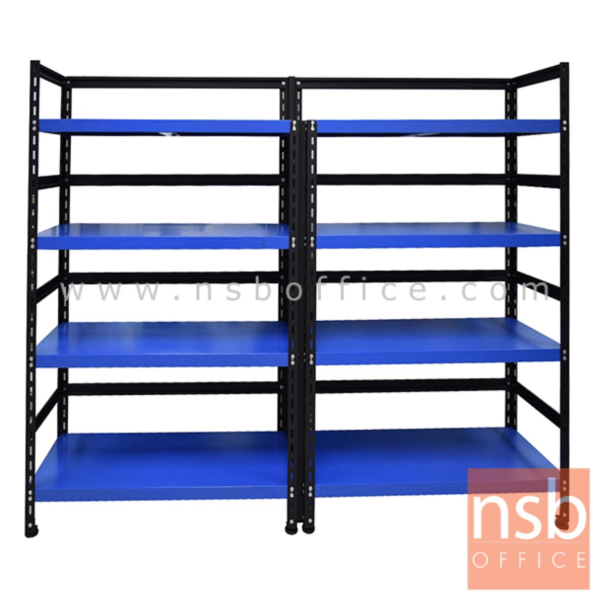 D03A029:ชั้นเหล็ก KS-80AB 4 แผ่นชั้น  รุ่น Idea (ไอเดีย) ขนาด 160W, 200W, 300W cm. ไม่มีขอบ ปรับระดับได้ 80KG/ชิ้น