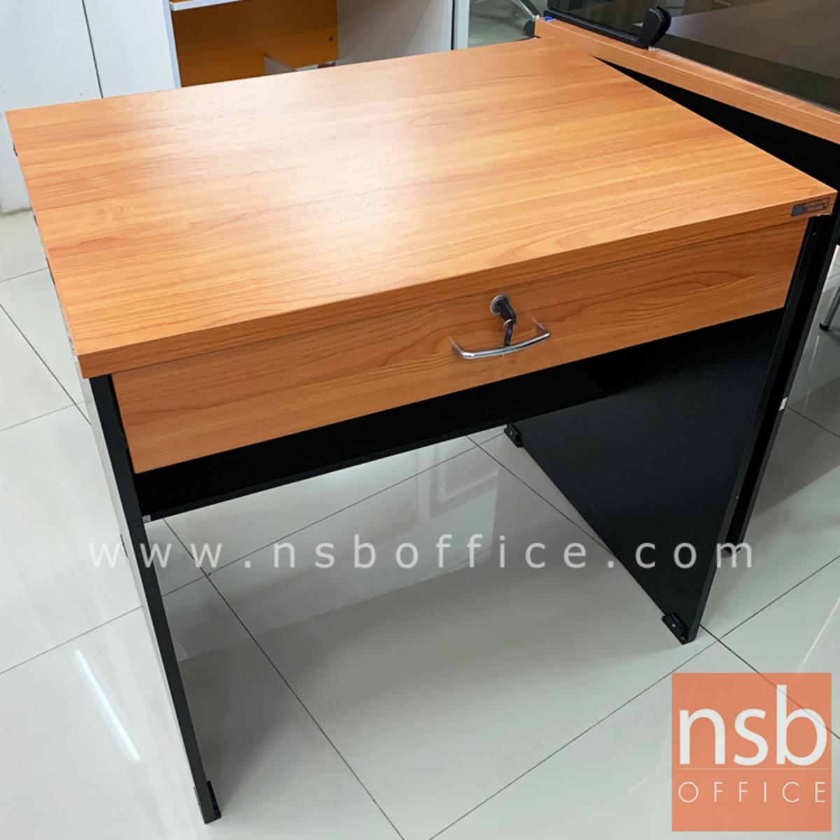 โต๊ะทำงาน 1 ลิ้นชัก รุ่น Margot (มาก็อต) ขนาด 80W ,100W cm.  เมลามีน