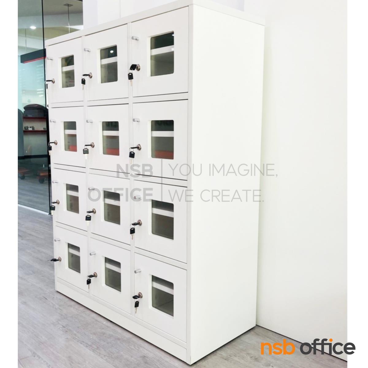 ตู้เก็บรองเท้าหน้าบานอะคลิลิคใส รุ่น Dreamfyre (ดรีมไฟร์)  12 ประตู ด้านในมีแผ่นชั้น 