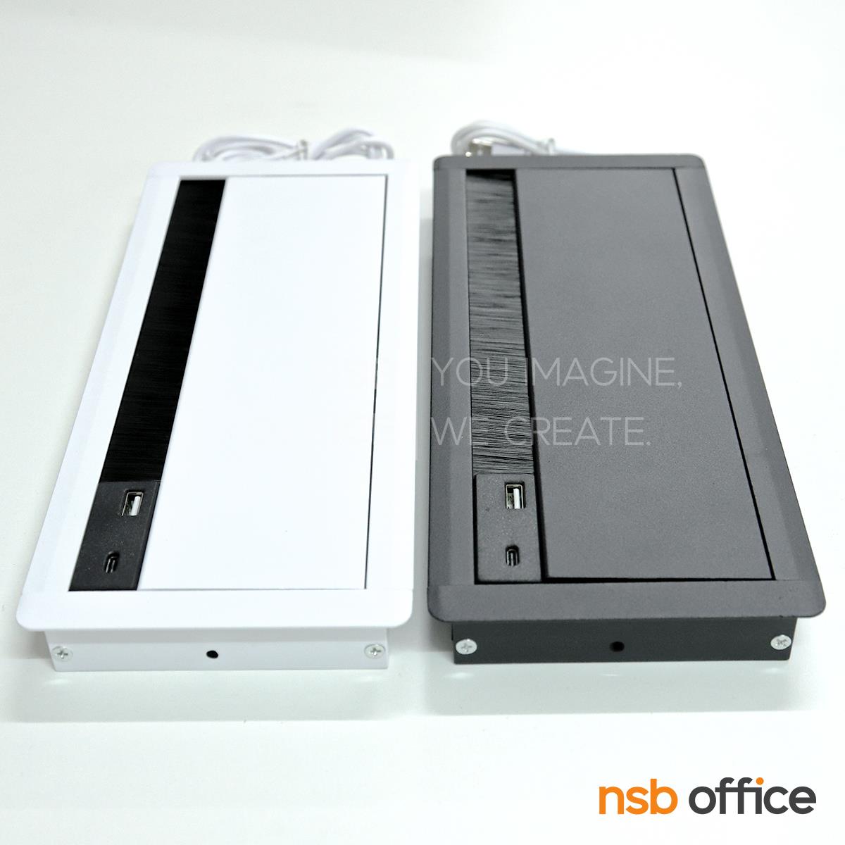 A24A073:ฝาป็อปอัพพร้อมช่อง 1 USB 1 Type C  รุ่น JD-02  