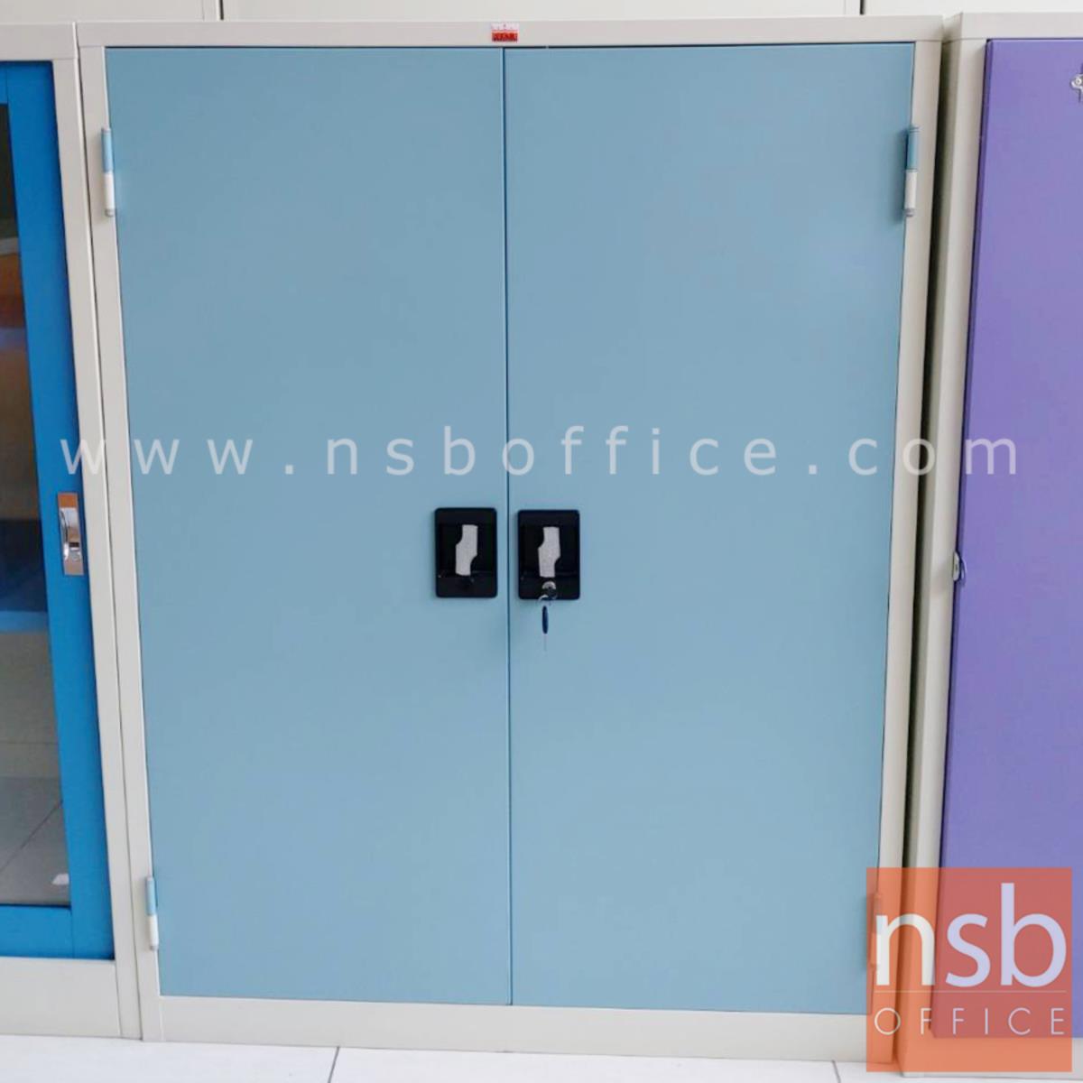 E07A071:ตู้เอกสารเหล็ก 2 บานเปิด รุ่น NIKO (นิโค) ขนาด 91.6W*122H cm. 