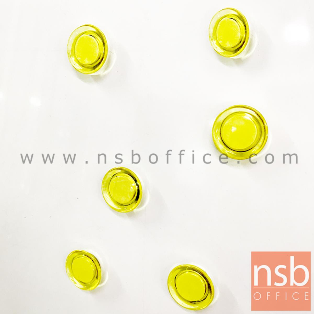 G01A068:แม็กเน็ตติดกระดานไวท์บอร์ด แบบใส มีแม่เหล็ก (คละสี)   