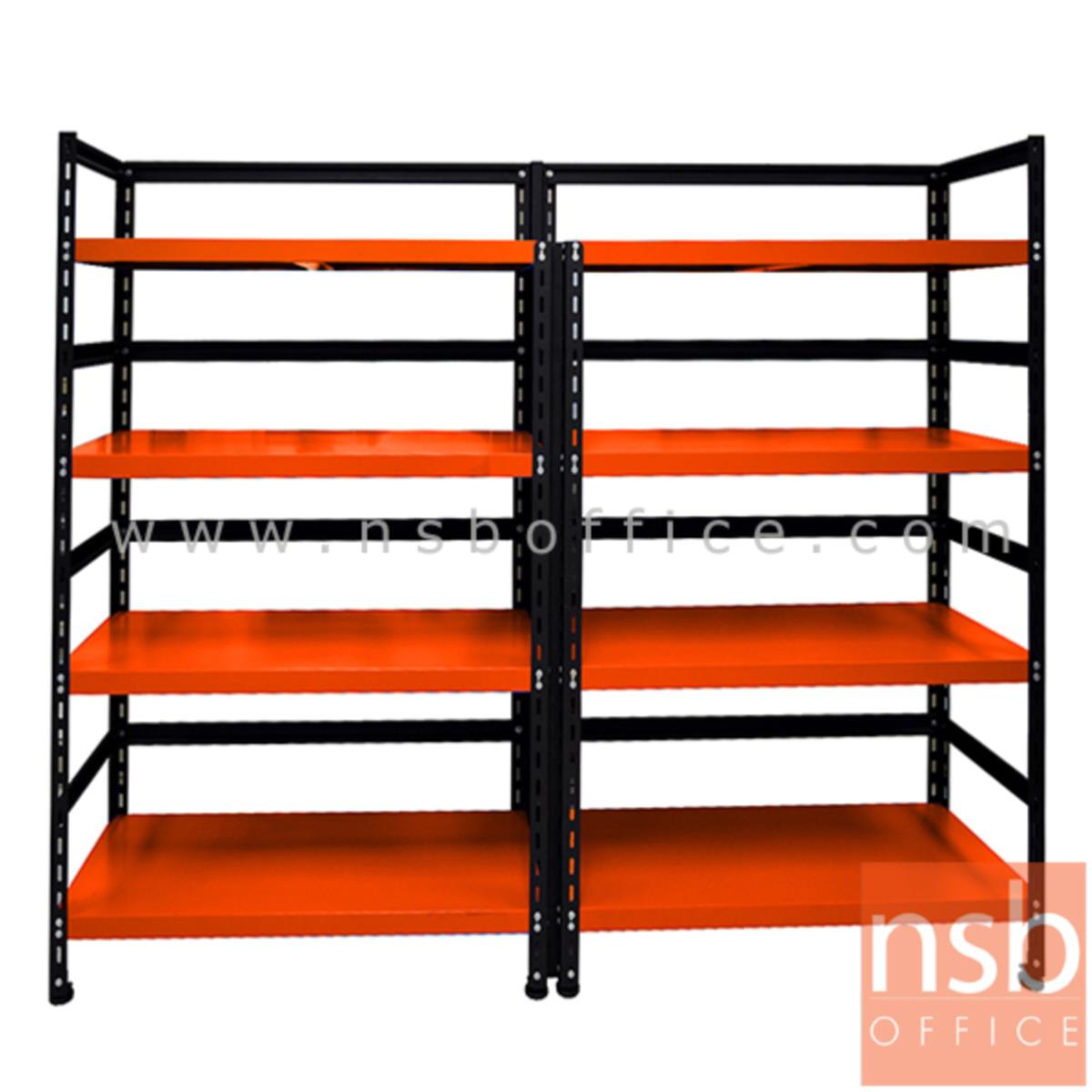 D03A030:ชั้นเหล็ก KS-80AB 5 แผ่นชั้น  รุ่น Begonia ขนาด 160W, 200W, 300W cm. ไม่มีขอบ ปรับระดับได้ 80KG/ชิ้น