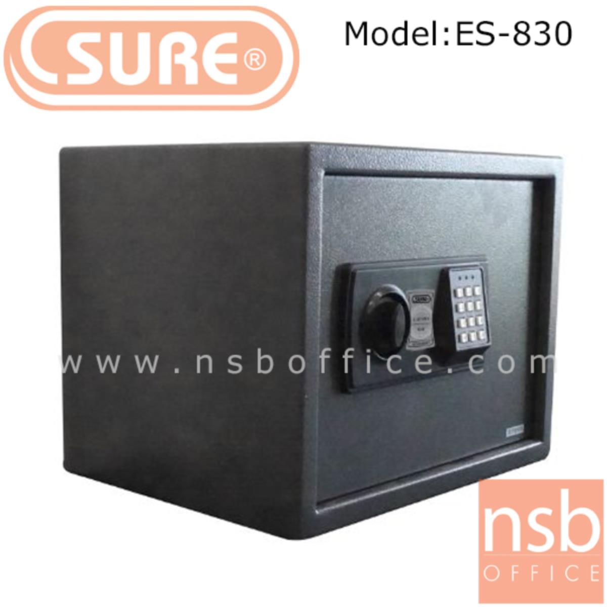 F03A016:ตู้เซฟดิจตอล SR-ES830 น้ำหนัก 11 กก. (1 รหัสกด / ปุ่มหมุนบิด)   