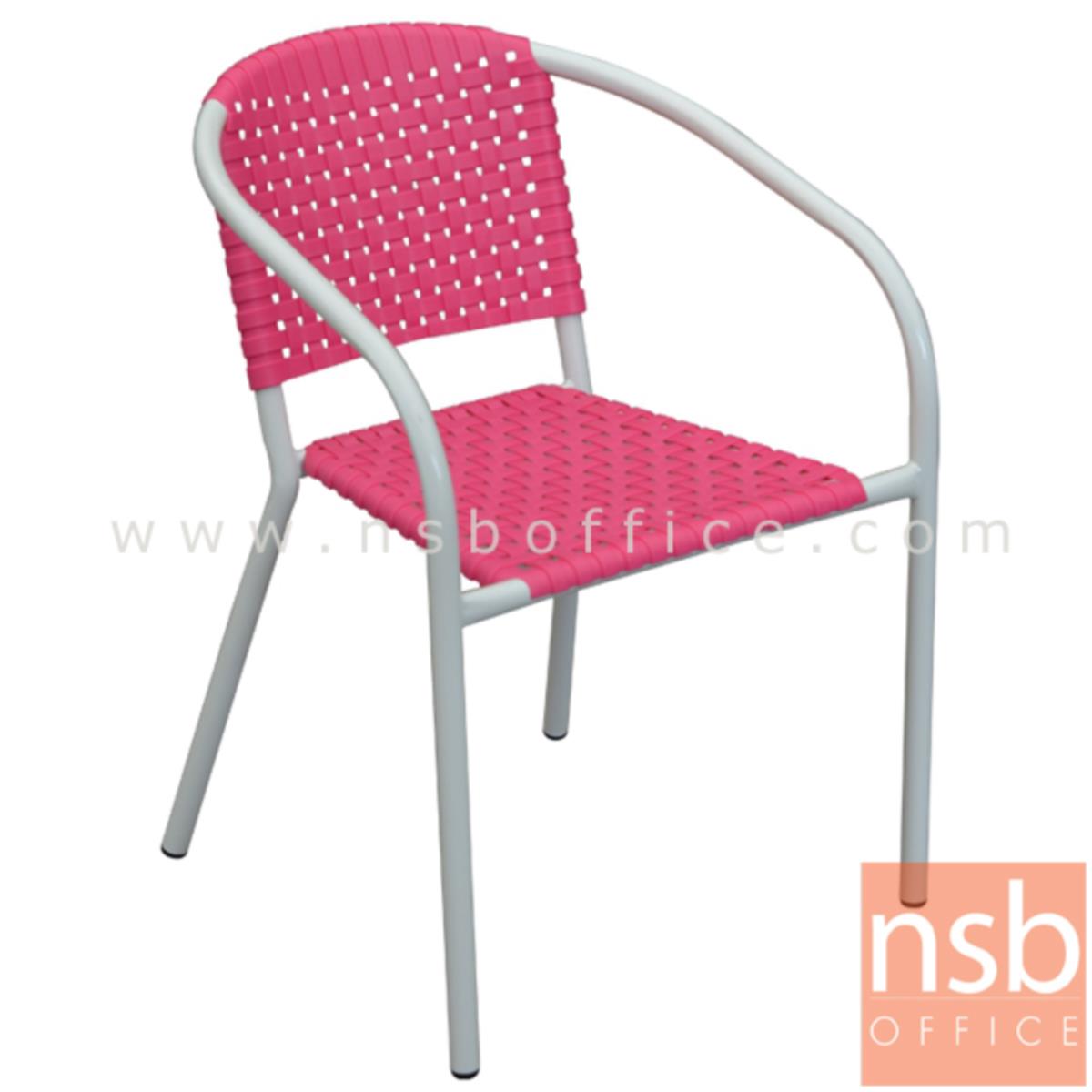 B05A162:เก้าอี้อเนกประสงค์พลาสติก รุ่น Prentice (เพรนทิส)  โครงขาเหล็กพ่นเงา