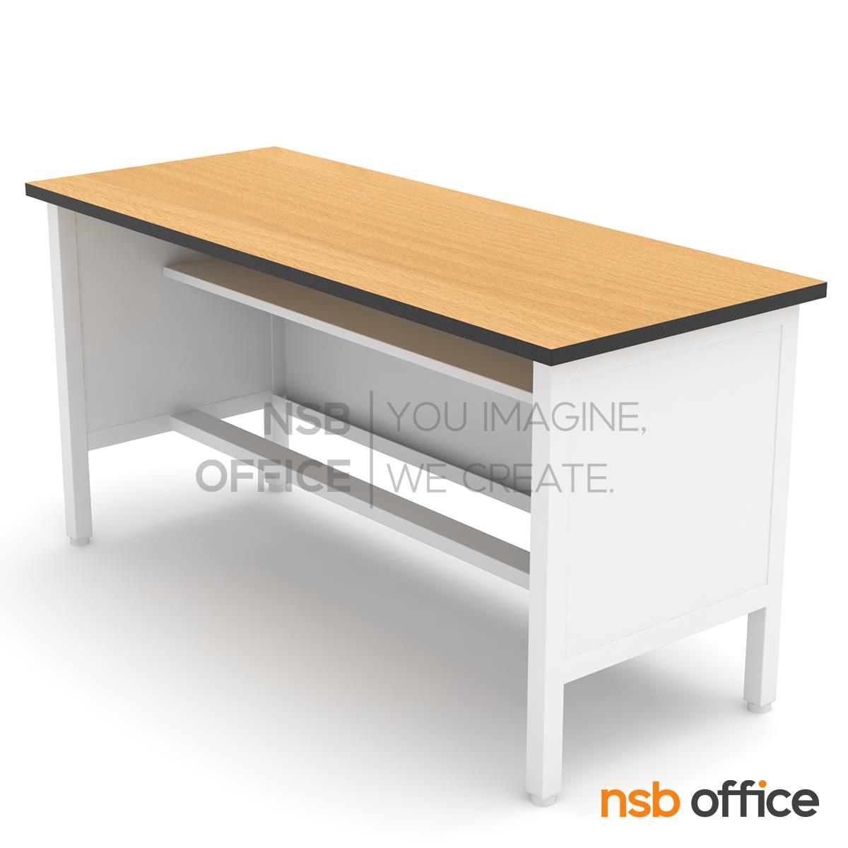 A05A036:โต๊ะประชุมตรง  รุ่น Bina (บีน่า) ขนาด 119.7W ,152.5W ,182.5W*60D cm.  โครงเหล็ก