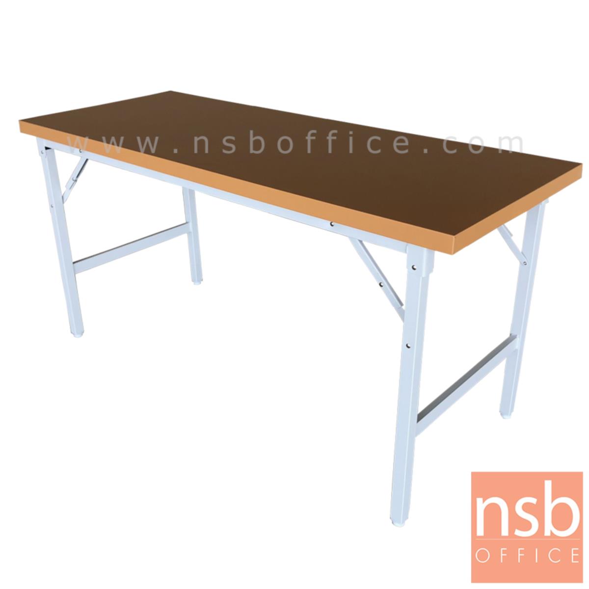 โต๊ะพับหน้าเหล็ก รุ่น FGS-60150(-180) 150W ,180W cm. ขาเหล็กชุบโครเมียม 