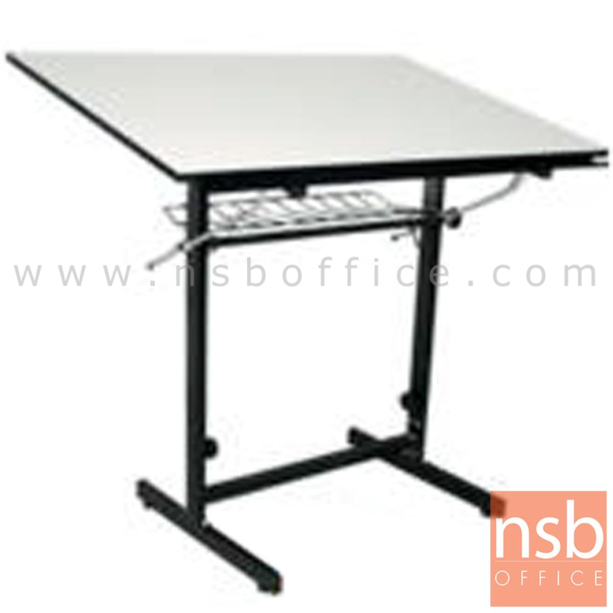 E06A018:โต๊ะเขียนแบบ 90W*60D*95.3H cm. ปรับองศาได้ มีตะแกรงข้างใต้  รุ่น DT-6090 