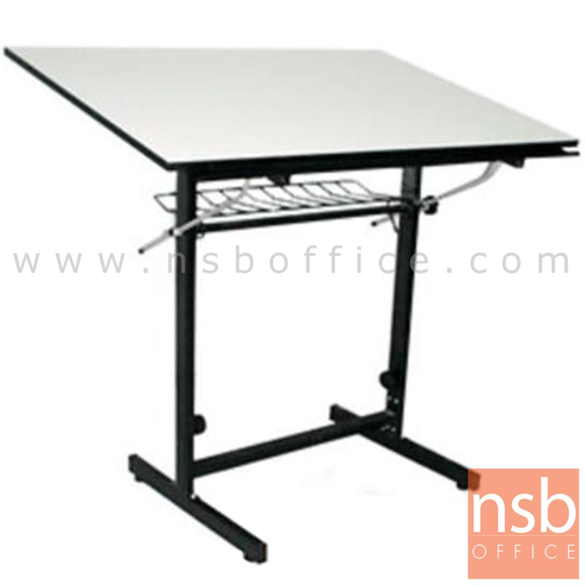 E06A023:โต๊ะเขียนแบบ 80W*60D*95.3H cm. ปรับองศาได้ มีตะแกรงข้างใต้ รุ่น DT-6080 