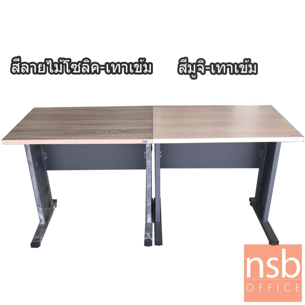 โต๊ะทำงาน 2 ลิ้นชัก  รุ่น Symbiote (ซิมไบโอต) ขนาด 120W cm. ขาเหล็ก  