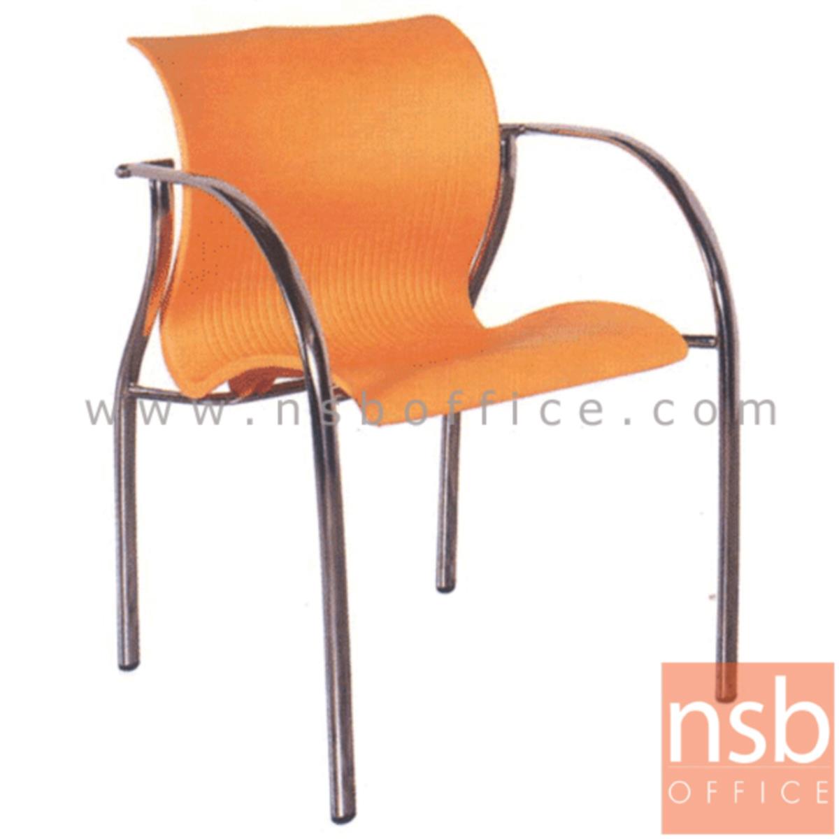 B05A036:เก้าอี้อเนกประสงค์เฟรมโพลี่ รุ่น A2-801 ขาเหล็ก 
