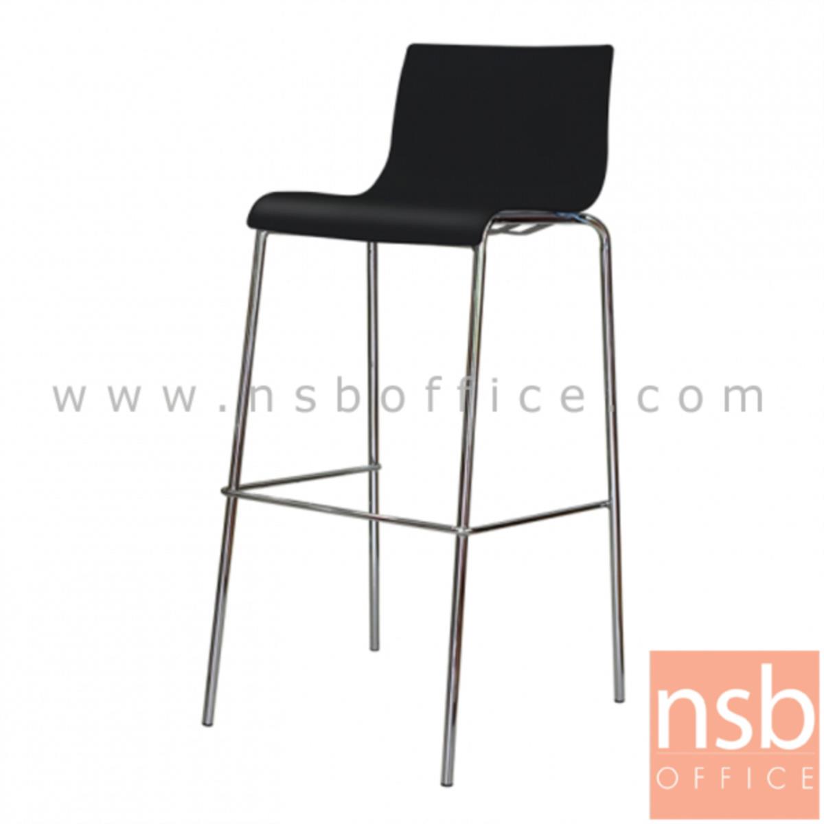 B09A191:เก้าอี้บาร์สูงโพลี่(PP) รุ่น NP-9200 ขนาด 39W cm. ขาเหล็กชุบโครเมี่ยม